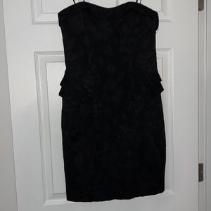 ABS black lace dress